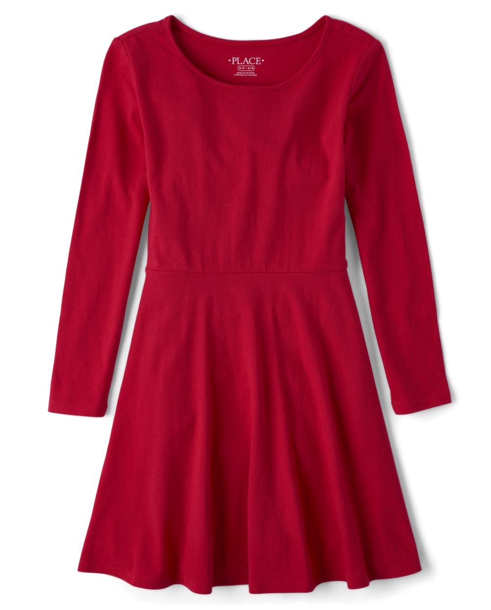 Girls Uniform Skater Dress - Red - The Children's Place