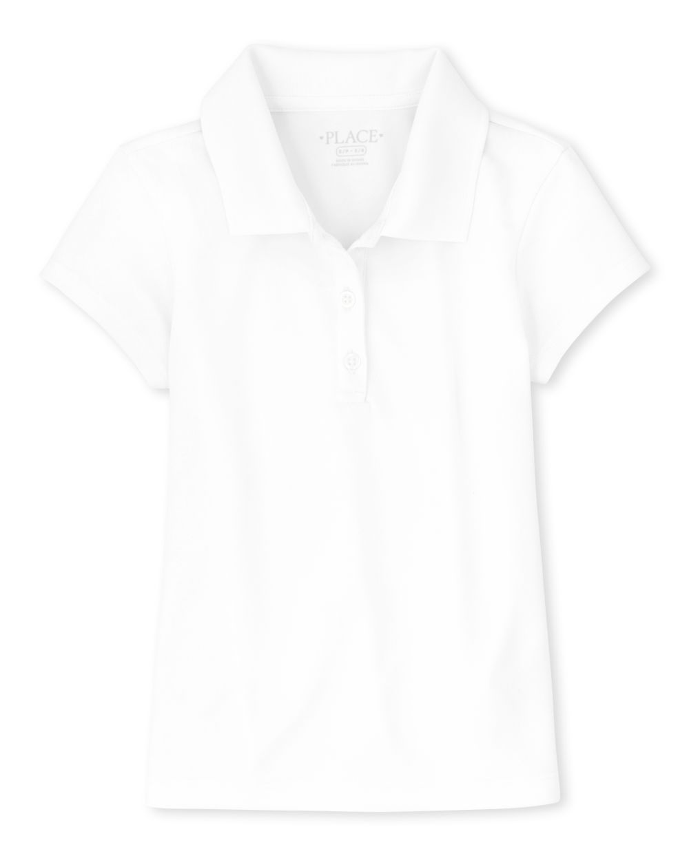 

s Uniform Performance Polo - White - The Children's Place