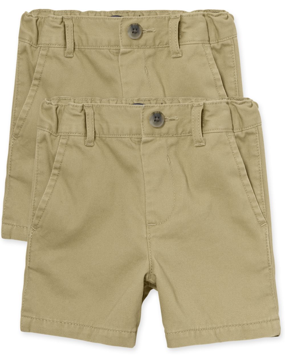 

s Baby And Toddler Boys Uniform Chino Shorts 2-Pack - Tan - The Children's Place