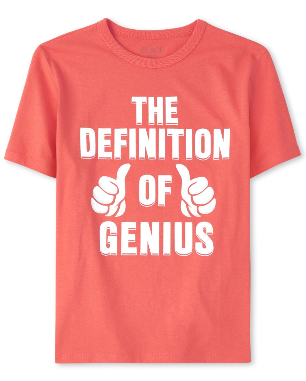 

s Boys Genius Graphic Tee - Orange T-Shirt - The Children's Place