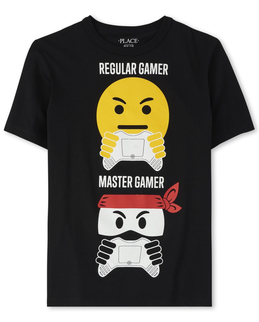 

s Boys Video Game Ninja Graphic Tee - Black T-Shirt - The Children's Place