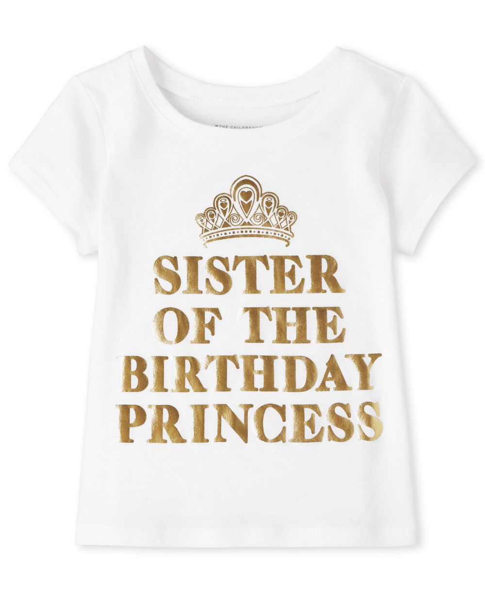 

s Baby And Toddler Birthday Sister Graphic Tee - White T-Shirt - The Children's Place