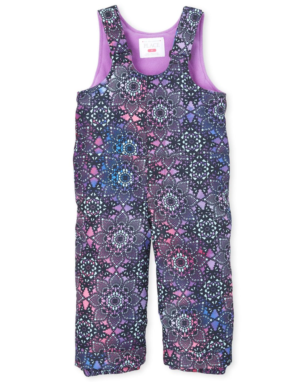 

s Toddler Print Snow Overalls - Purple - The Children's Place
