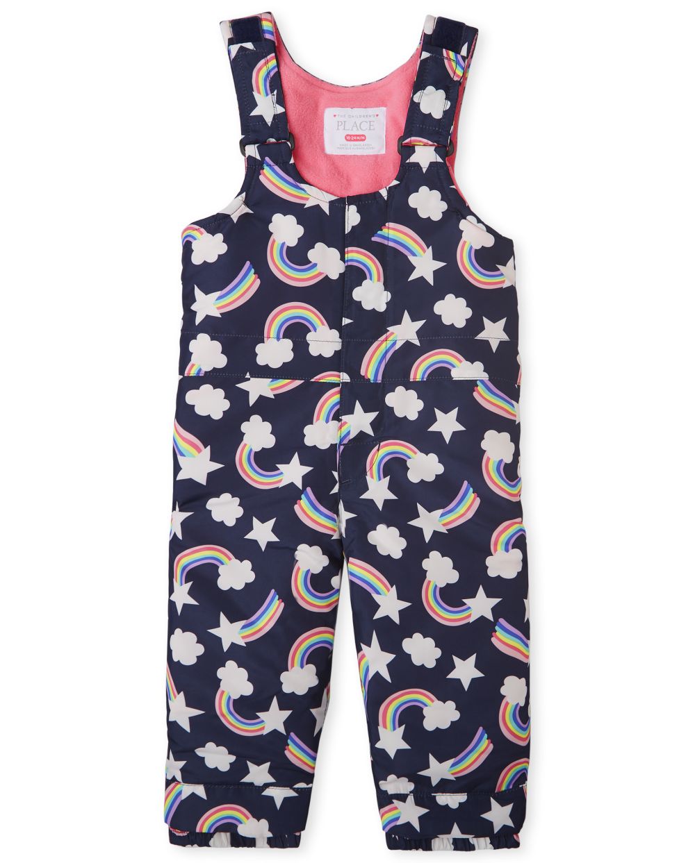 

s Toddler Print Snow Overalls - Blue - The Children's Place