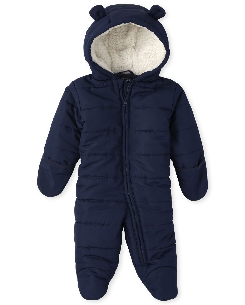 

s Baby Boys Sherpa Snowsuit - Blue - The Children's Place