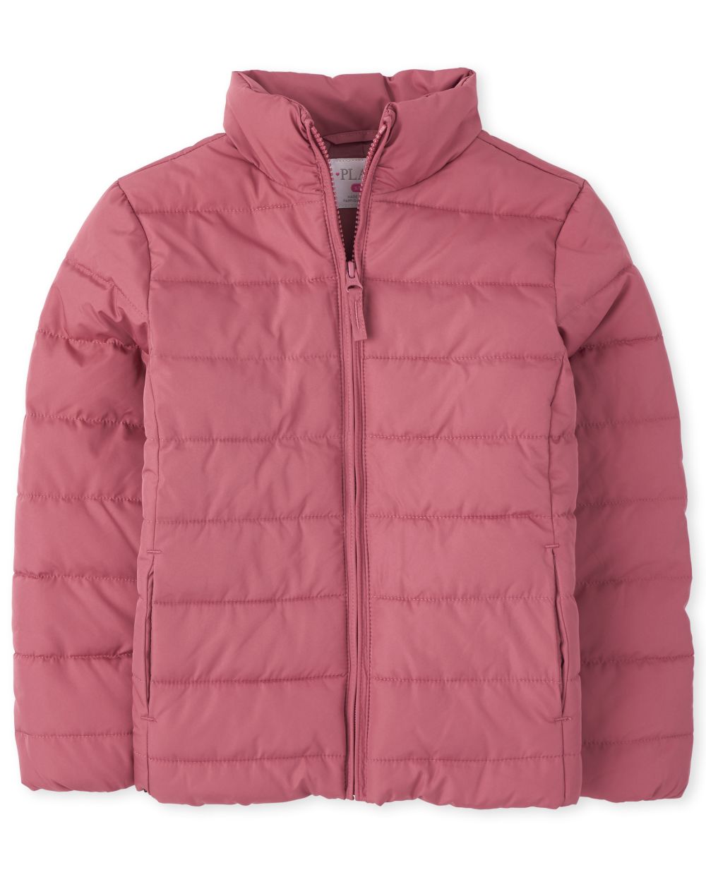 

Girls Puffer Jacket - Pink - The Children's Place