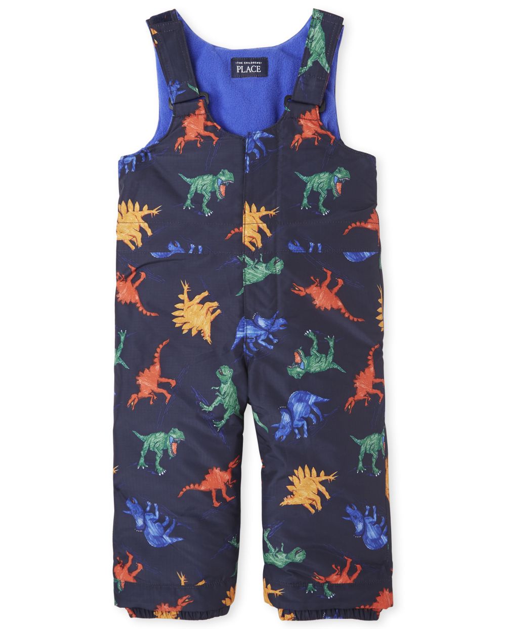 

s Toddler Boys Print Snow Overalls - Blue - The Children's Place