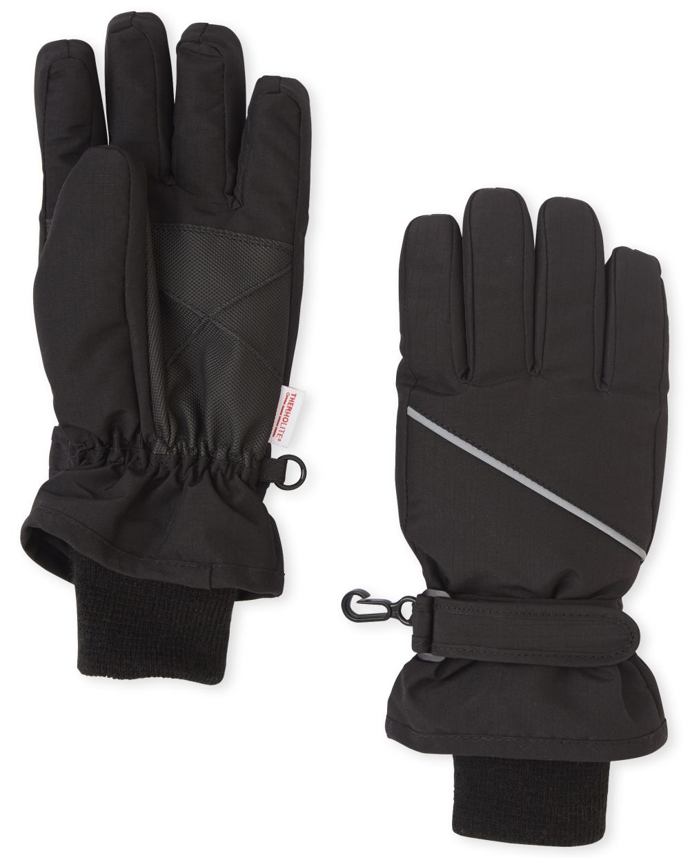 

Boys Boys Ski Gloves - Black - The Children's Place