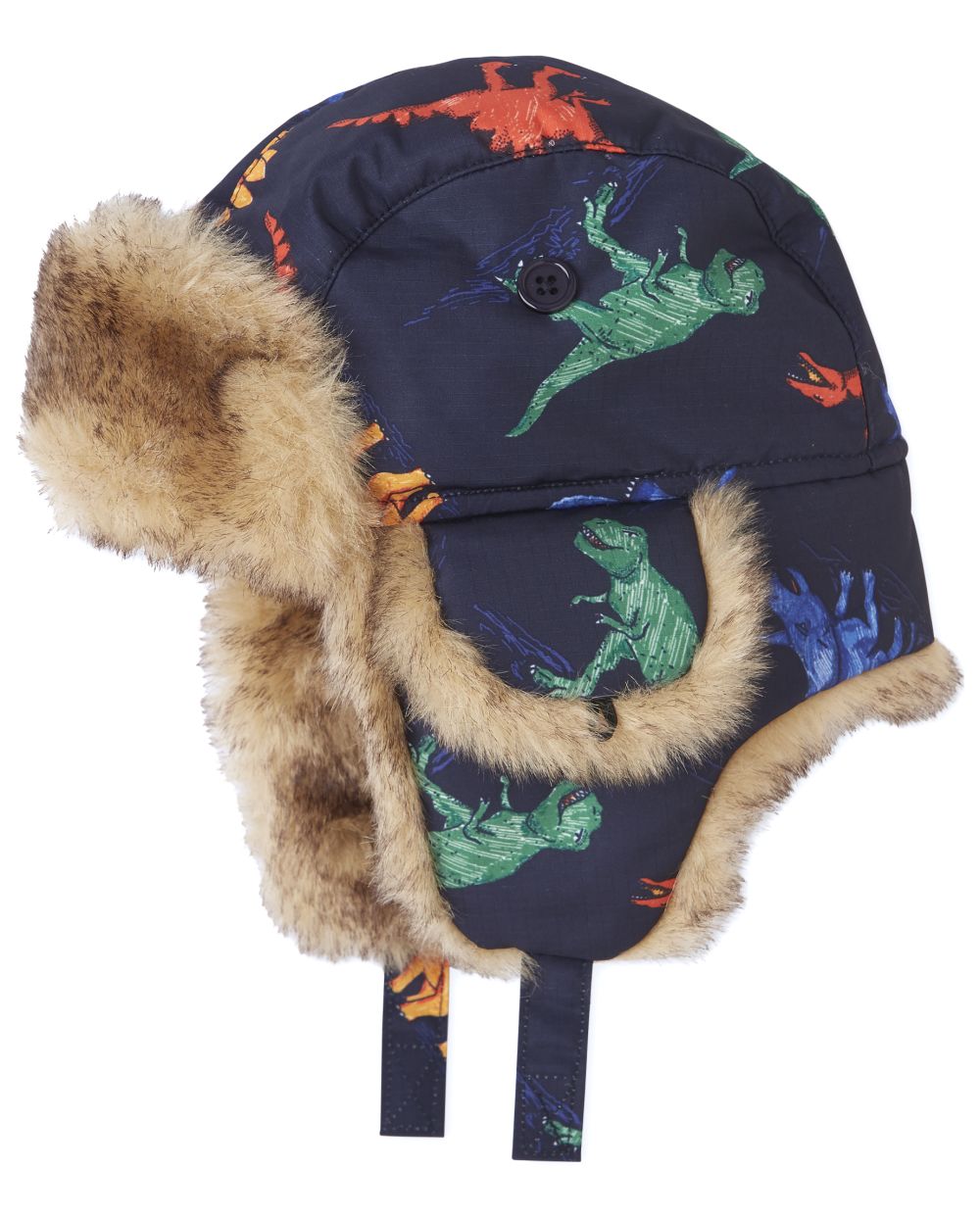 

s Toddler Boys Dino Trapper Hat - Blue - The Children's Place