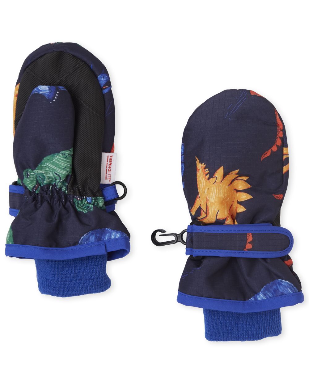 s Toddler Boys Dino Ski Mittens - Blue - The Children's Place
