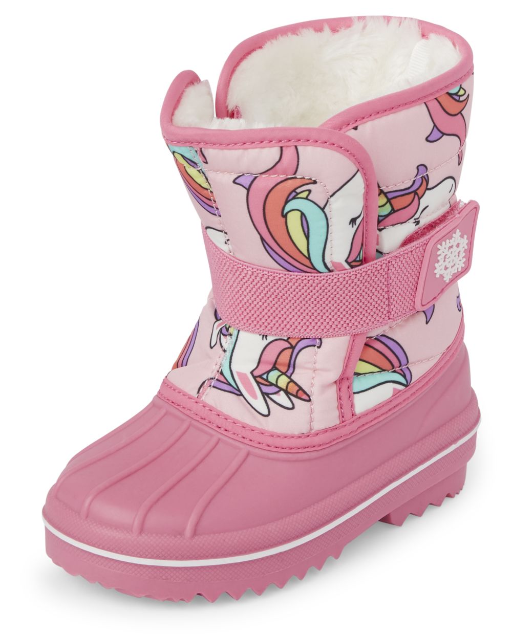 

s Toddler Unicorn Snow Boots - Pink - The Children's Place
