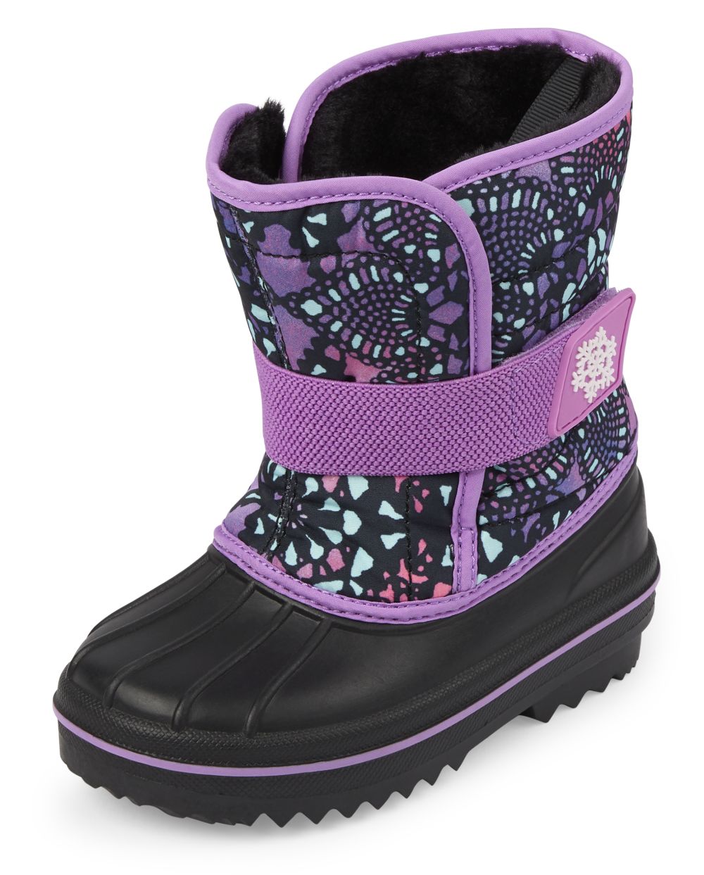 

s Toddler Print Snow Boots - Purple - The Children's Place