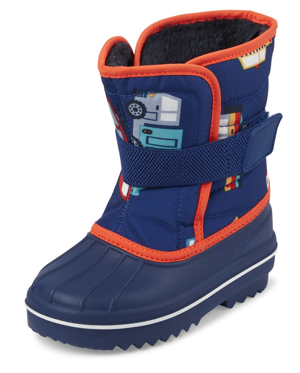 

s Toddler Boys Transportation Snow Boots - Blue - The Children's Place