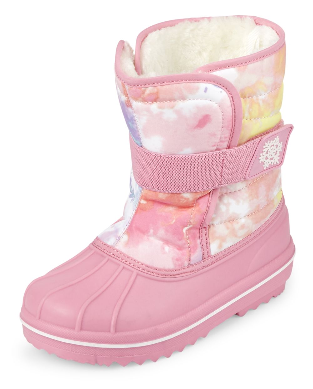 

Girls Tie Dye Snow Boots - Pink - The Children's Place