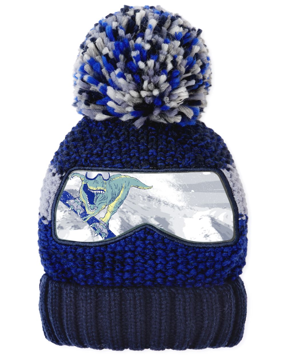 

Boys Boys Ski Goggles Pom Pom Beanie - Multi - The Children's Place