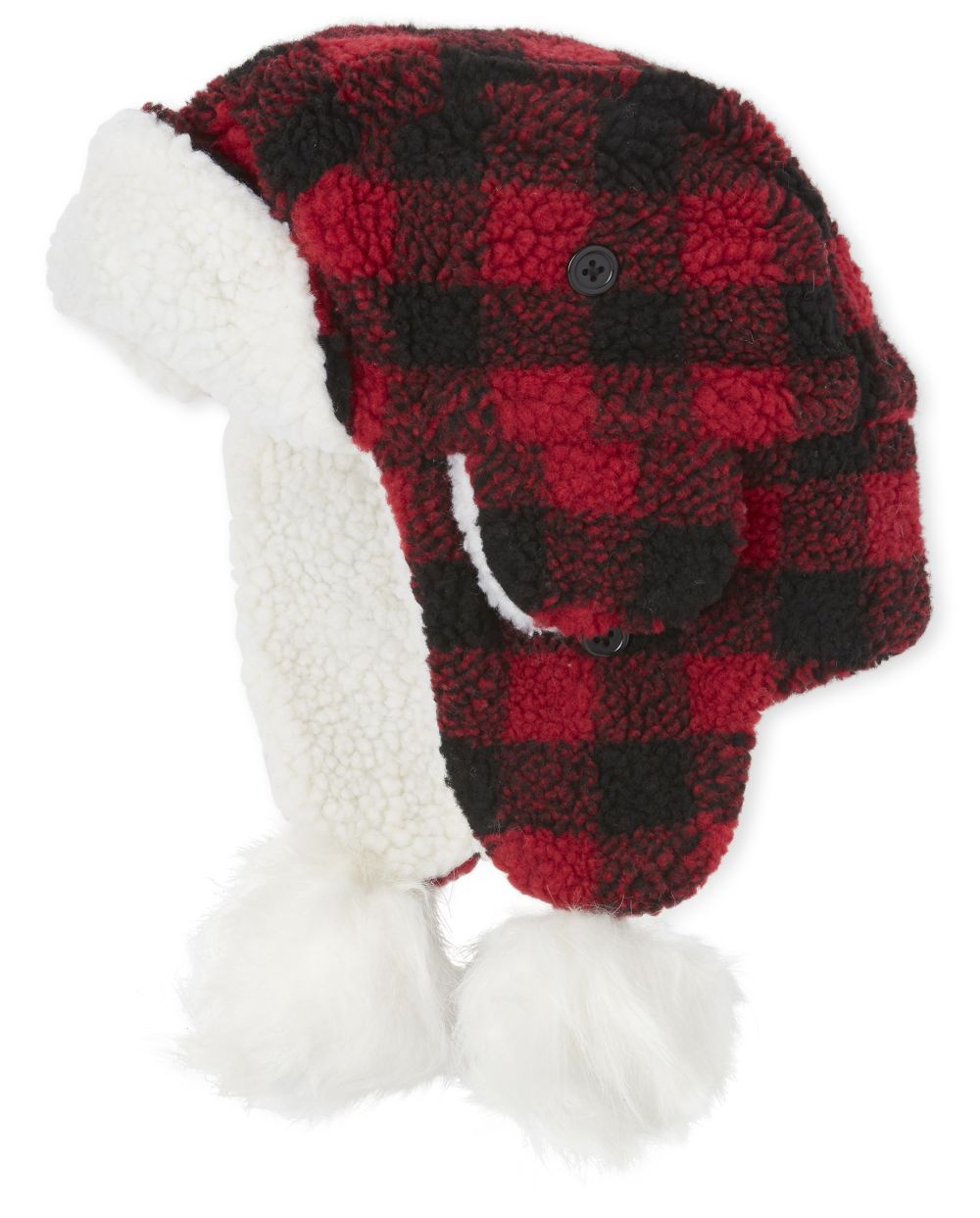

Girls Matching Family Buffalo Plaid Trapper Hat - Multi - The Children's Place