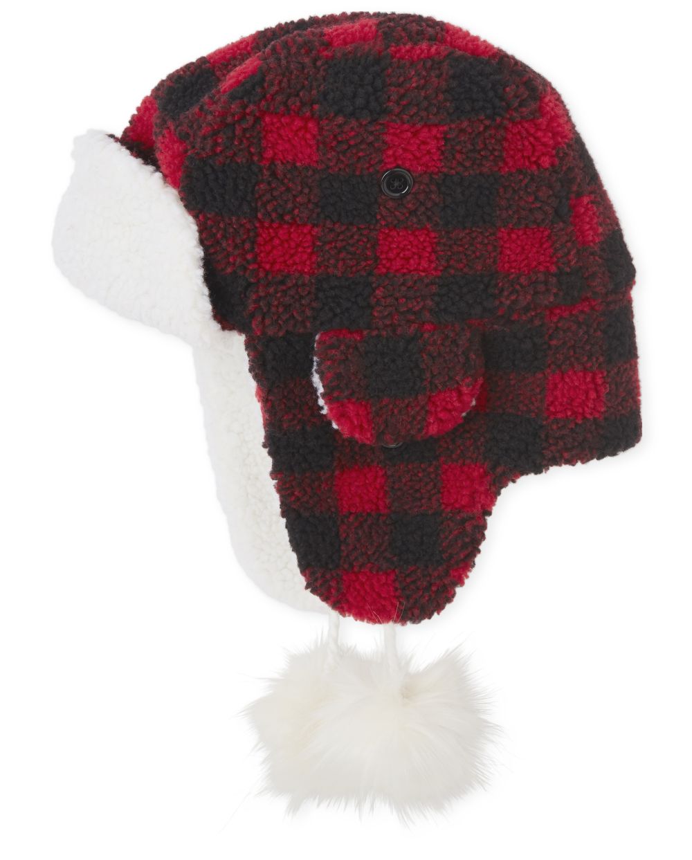 

s Womens Matching Family Buffalo Plaid Trapper Hat - Multi - The Children's Place