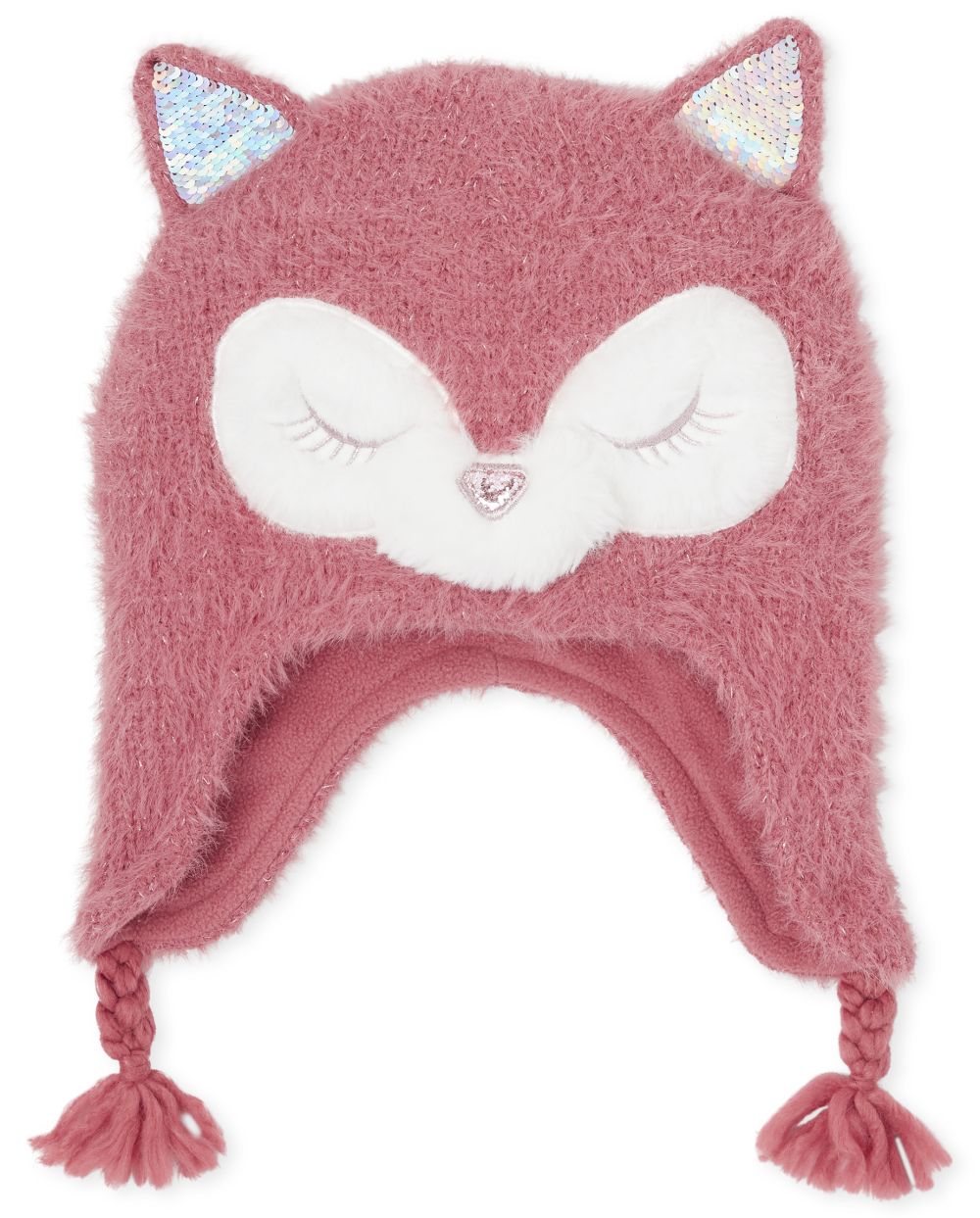 

Girls Fox Hat - Pink - The Children's Place