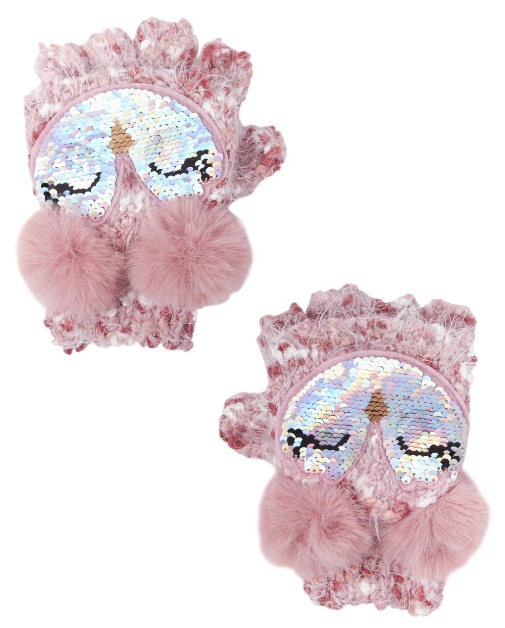 

Girls Flip Sequin Owl Gloves - Multi - The Children's Place