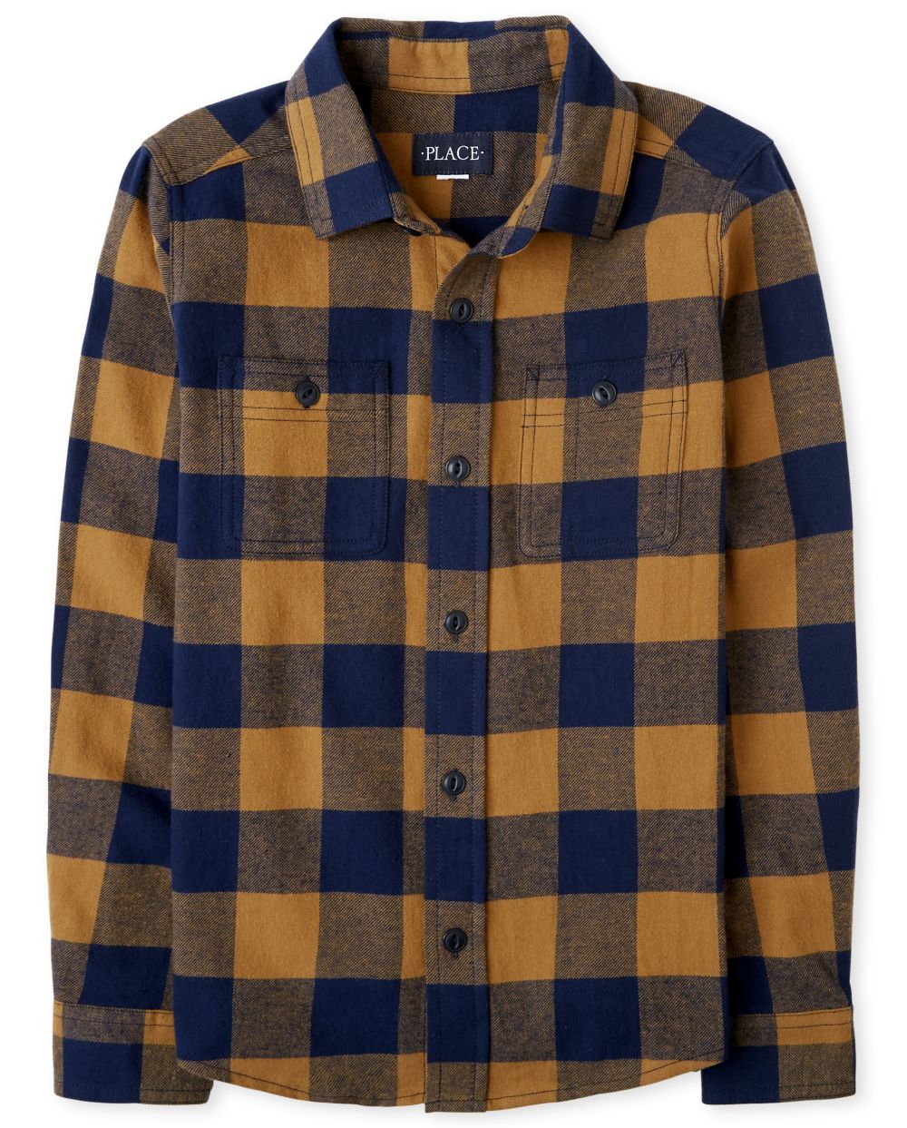 Boys Dad And Me Long Sleeve Plaid Flannel Matching Button Down Shirt