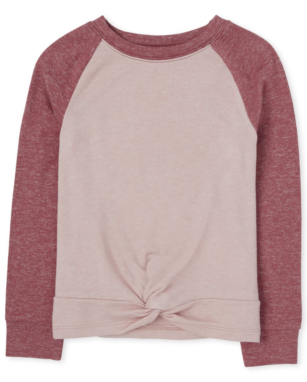 

Girls Active Twist Front Top - Pink - The Children's Place