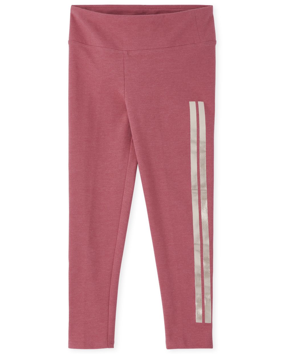 

Girls Side Stripe Active Leggings - Pink - The Children's Place