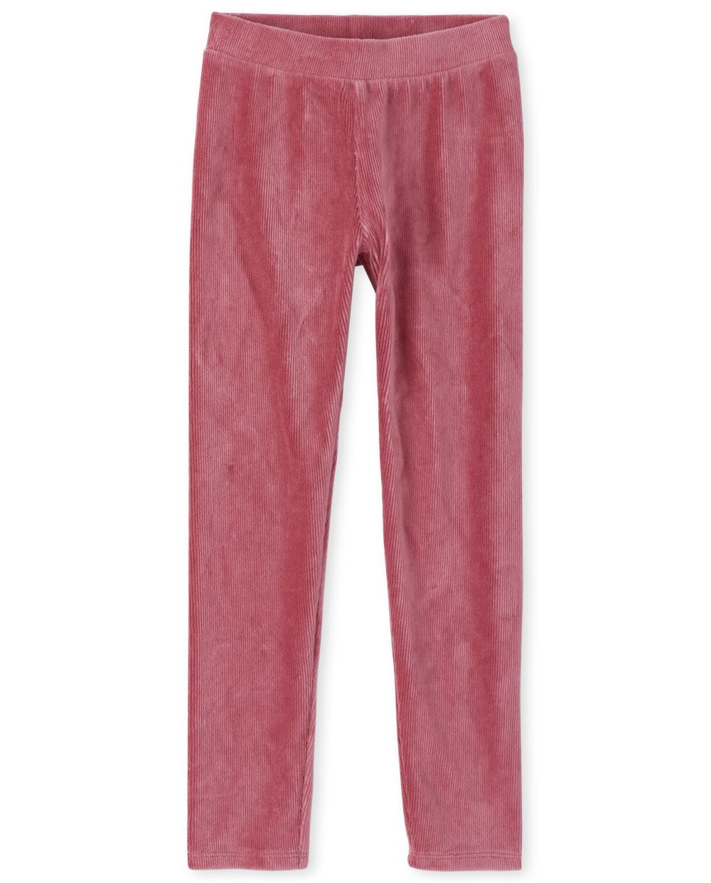 

Girls Velour Rib Leggings - Pink - The Children's Place