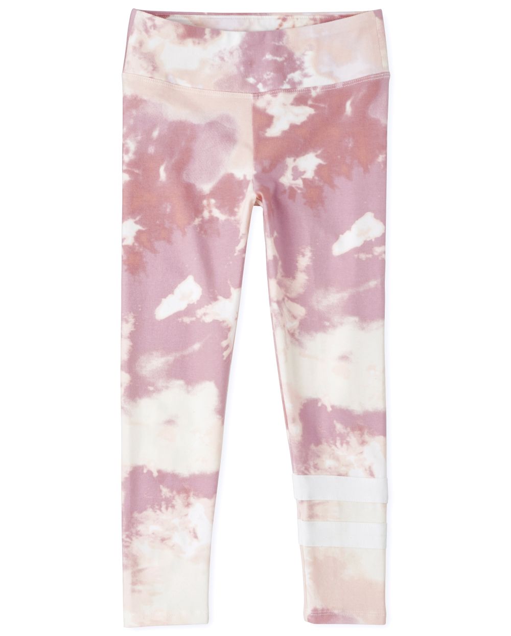 

Girls Tie Dye Active Leggings - Pink - The Children's Place