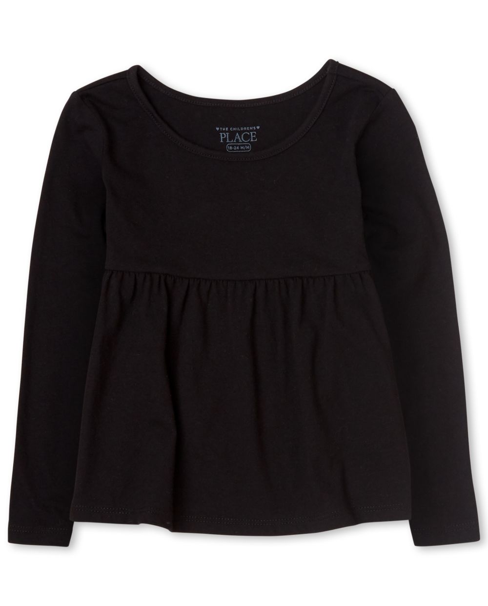 

s Baby And Toddler Tunic Top - Black - The Children's Place