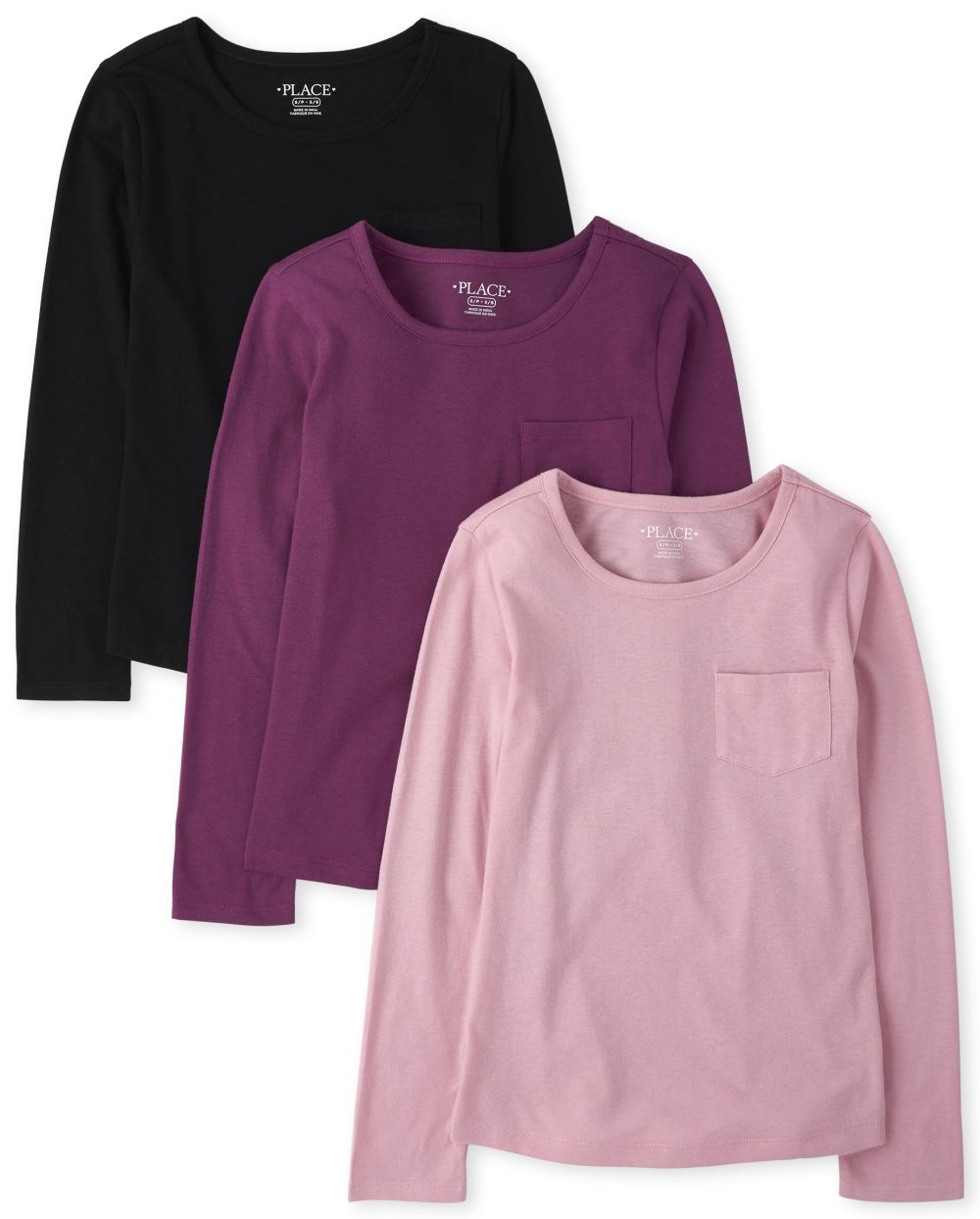 

Girls Pocket Top 3-Pack - Purple - The Children's Place