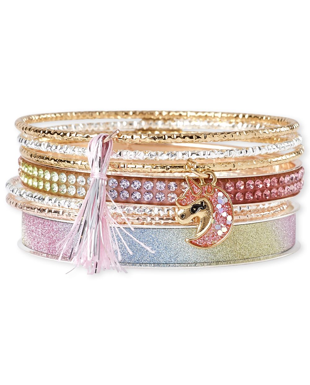 

Girls Unicorn Bangle Bracelet 7-Pack - Multi - The Children's Place