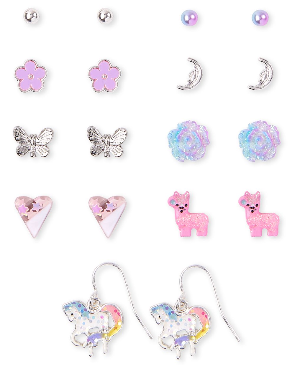 

Girls Magical Earrings 9-Pack - Multi - The Children's Place