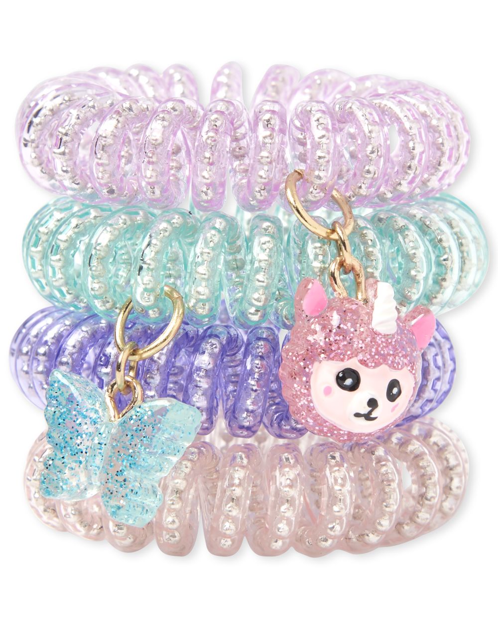 

Girls Llama Coil Bracelet 4-Pack - Multi - The Children's Place