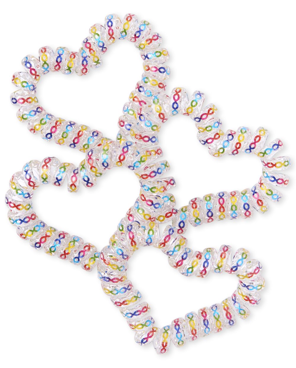 

Girls Rainbow Heart Coil Bracelet 4-Pack - Multi - The Children's Place