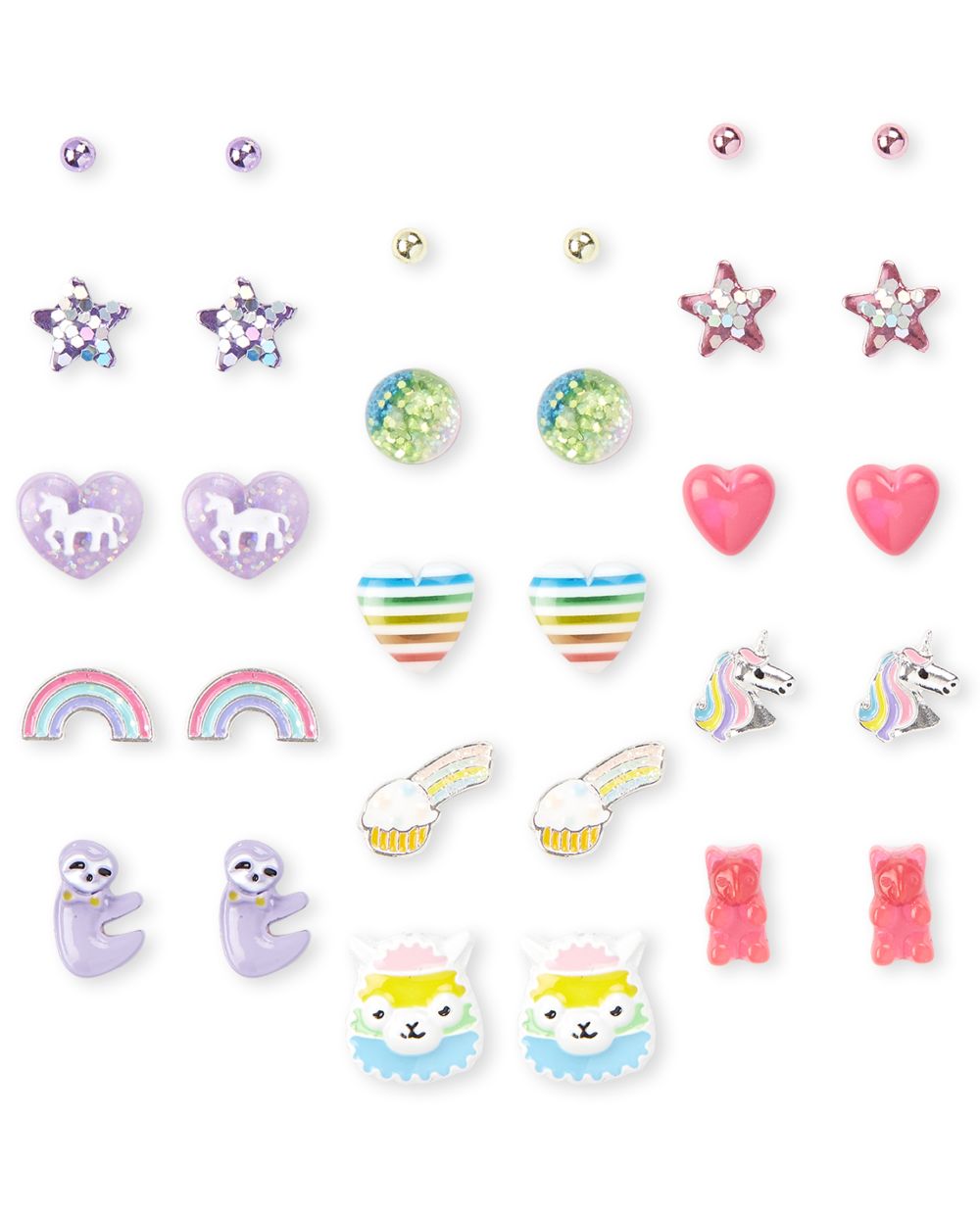 

Girls Rainbow Earrings 15-Pack - Multi - The Children's Place
