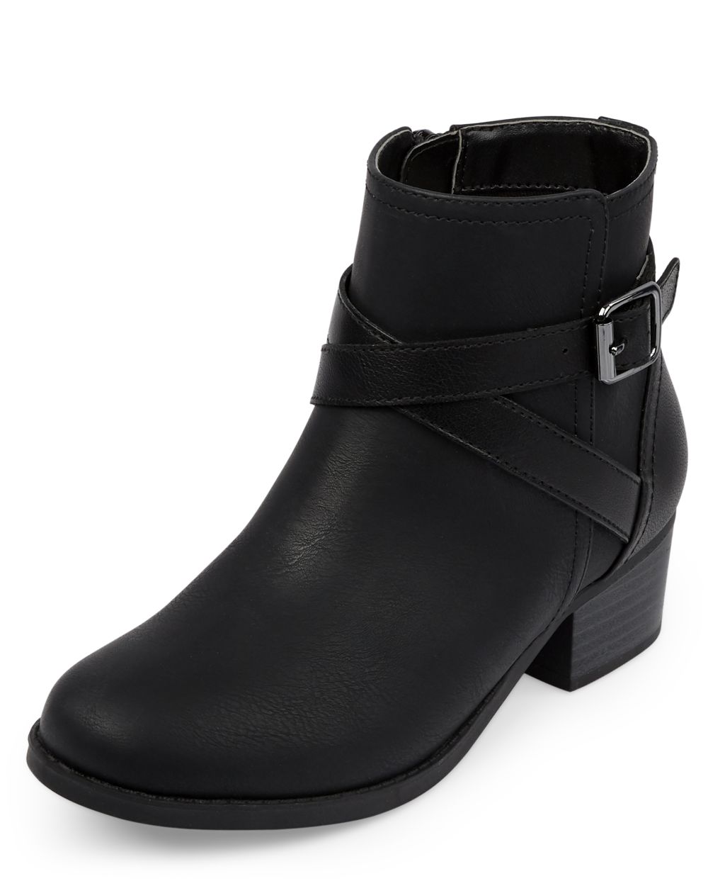 three buckle booties