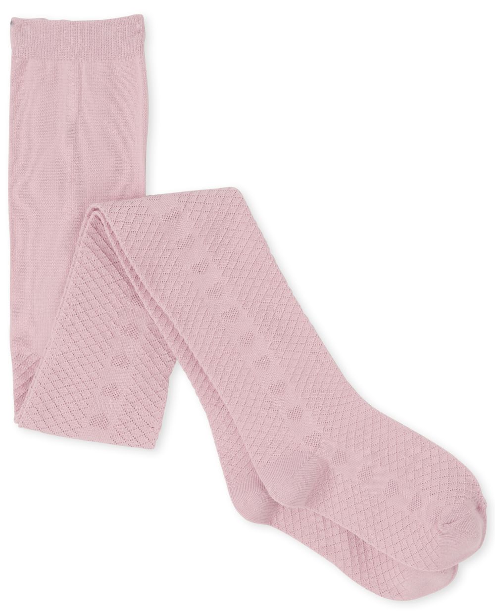 

s Heart Pointelle Tights - Pink - The Children's Place