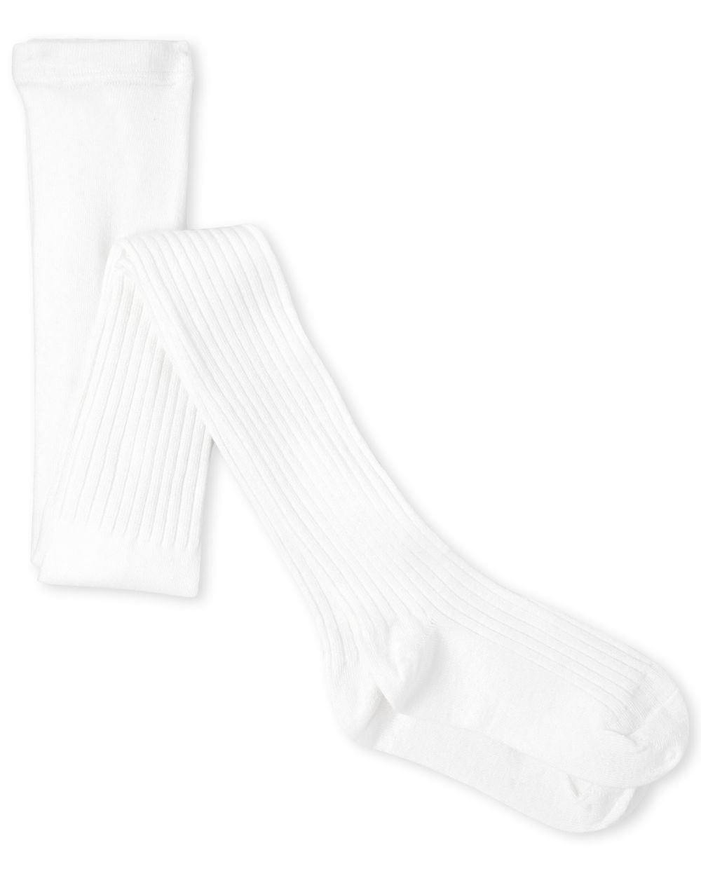 

s Glitter Rib Knit Tights - White - The Children's Place