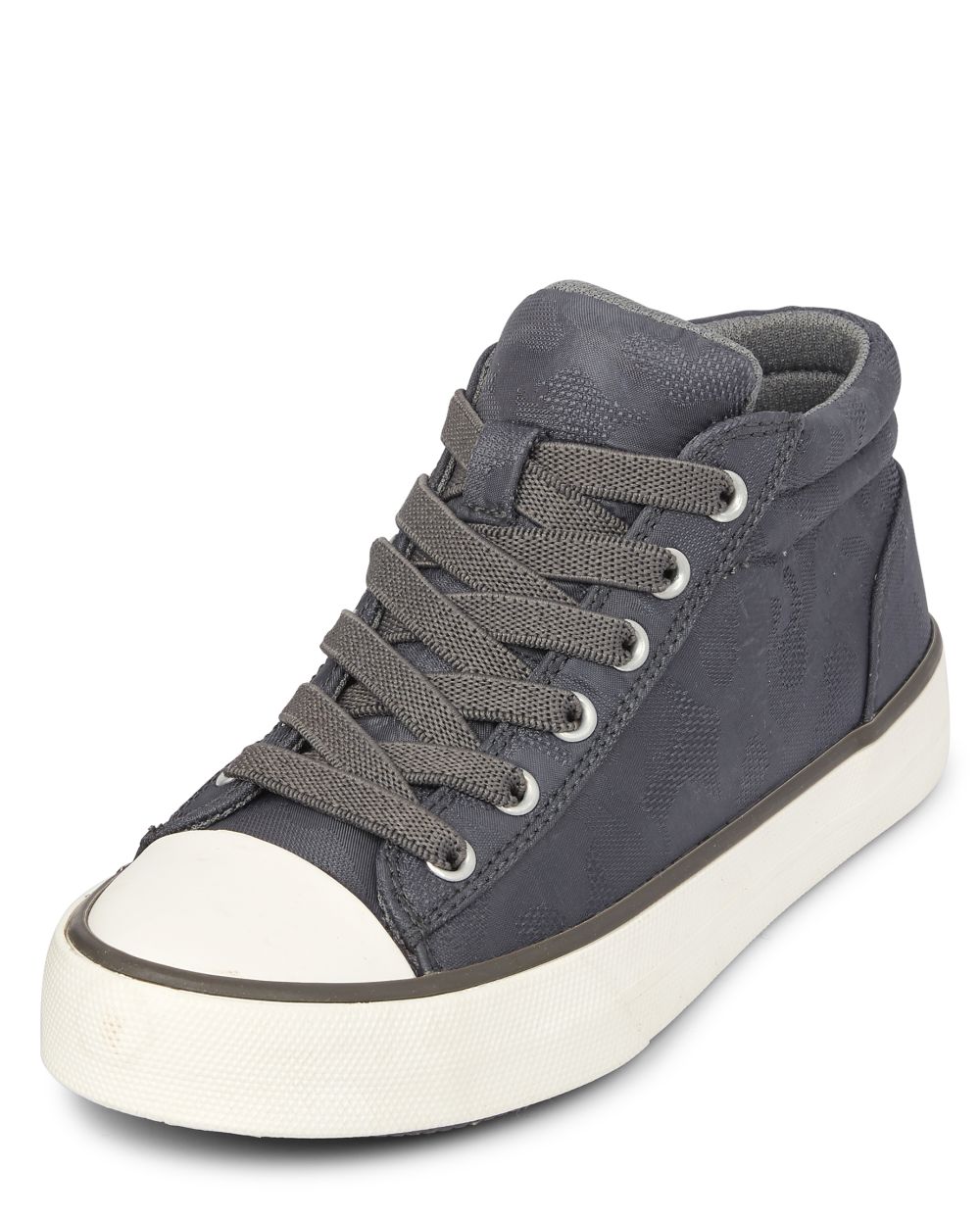 

s Boys Camo Mid Top Sneakers - Gray - The Children's Place