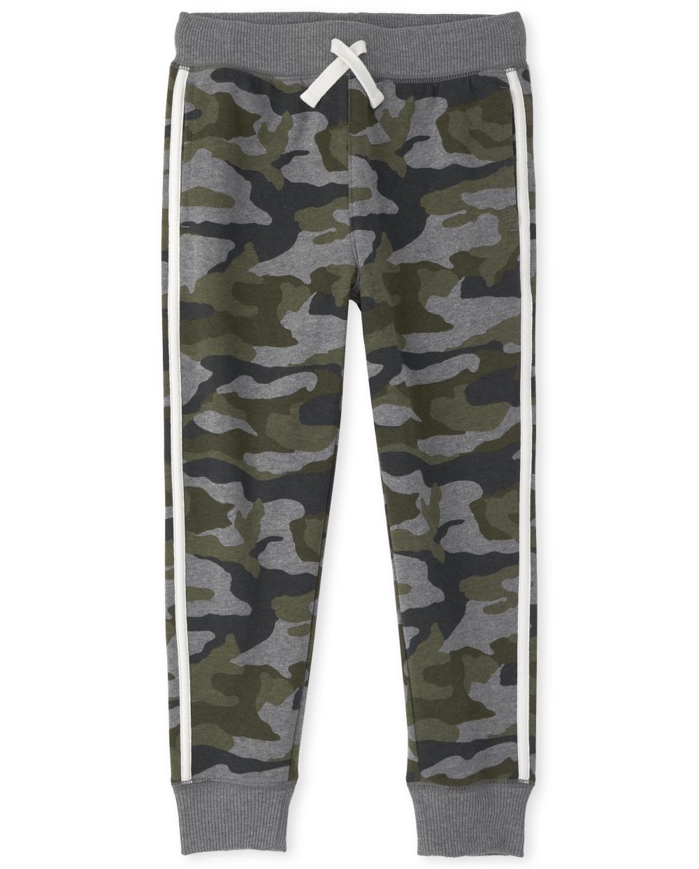 

Boys Boys Active Camo Fleece Jogger Pants - Green - The Children's Place