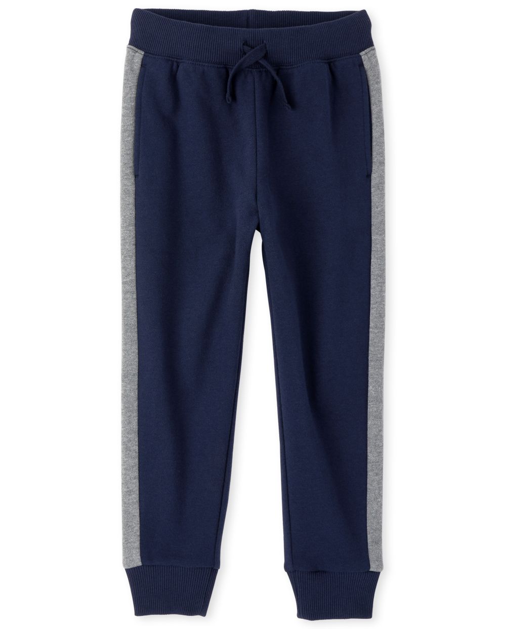 

Boys Boys Active Side Stripe Fleece Jogger Pants - Blue - The Children's Place