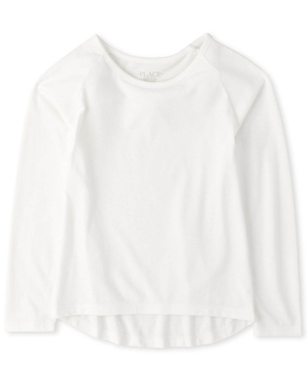 

Girls Basic Layering Tee - White T-Shirt - The Children's Place