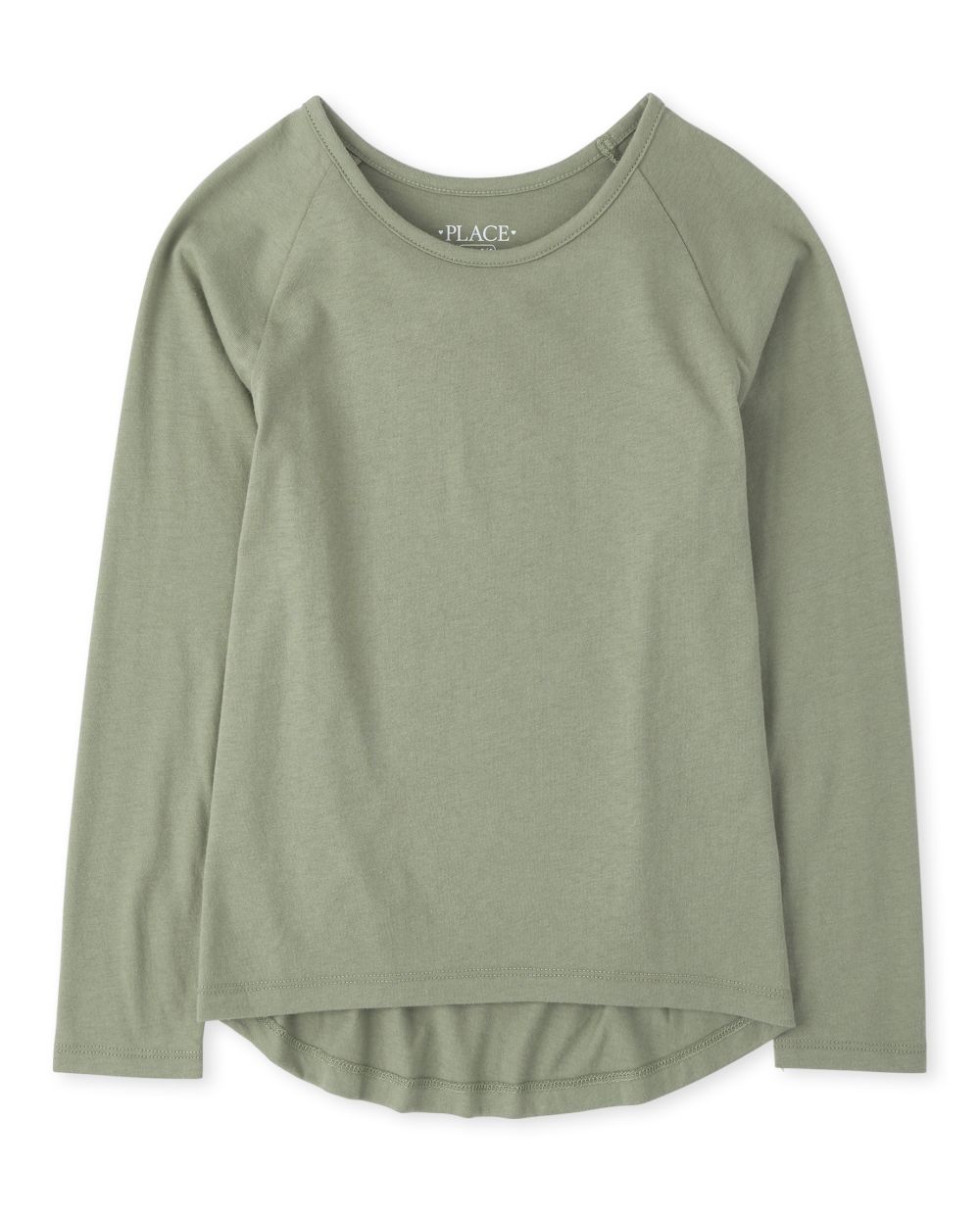 

Girls Basic Layering Tee - Green T-Shirt - The Children's Place