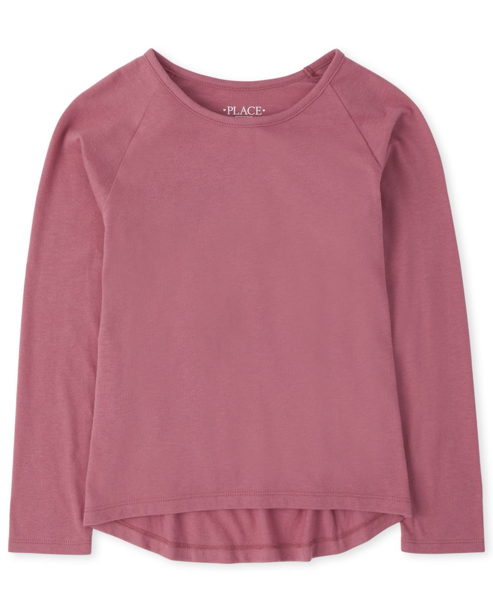 

Girls Basic Layering Tee - Pink T-Shirt - The Children's Place
