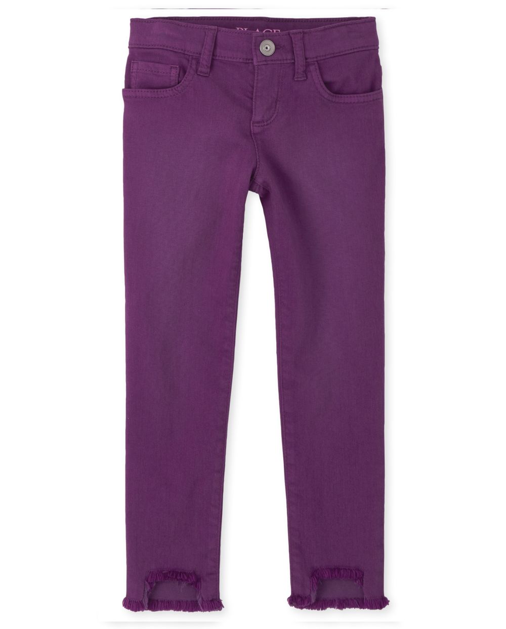 

Girls Step Hem Super Skinny Jeans - Purple - The Children's Place