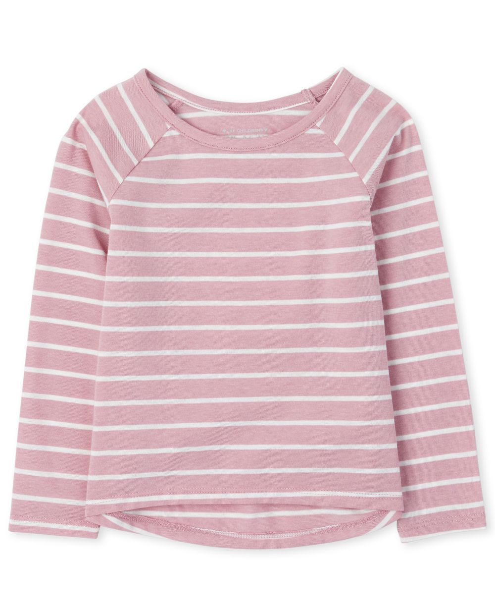 

s Baby And Toddler Striped Basic Layering Tee - Pink T-Shirt - The Children's Place