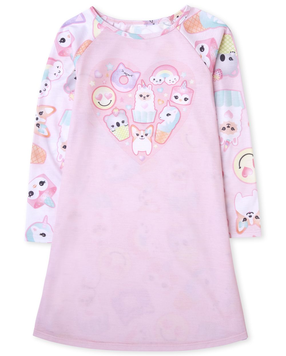 

Girls Sleepover Squishies Nightgown - Pink - The Children's Place