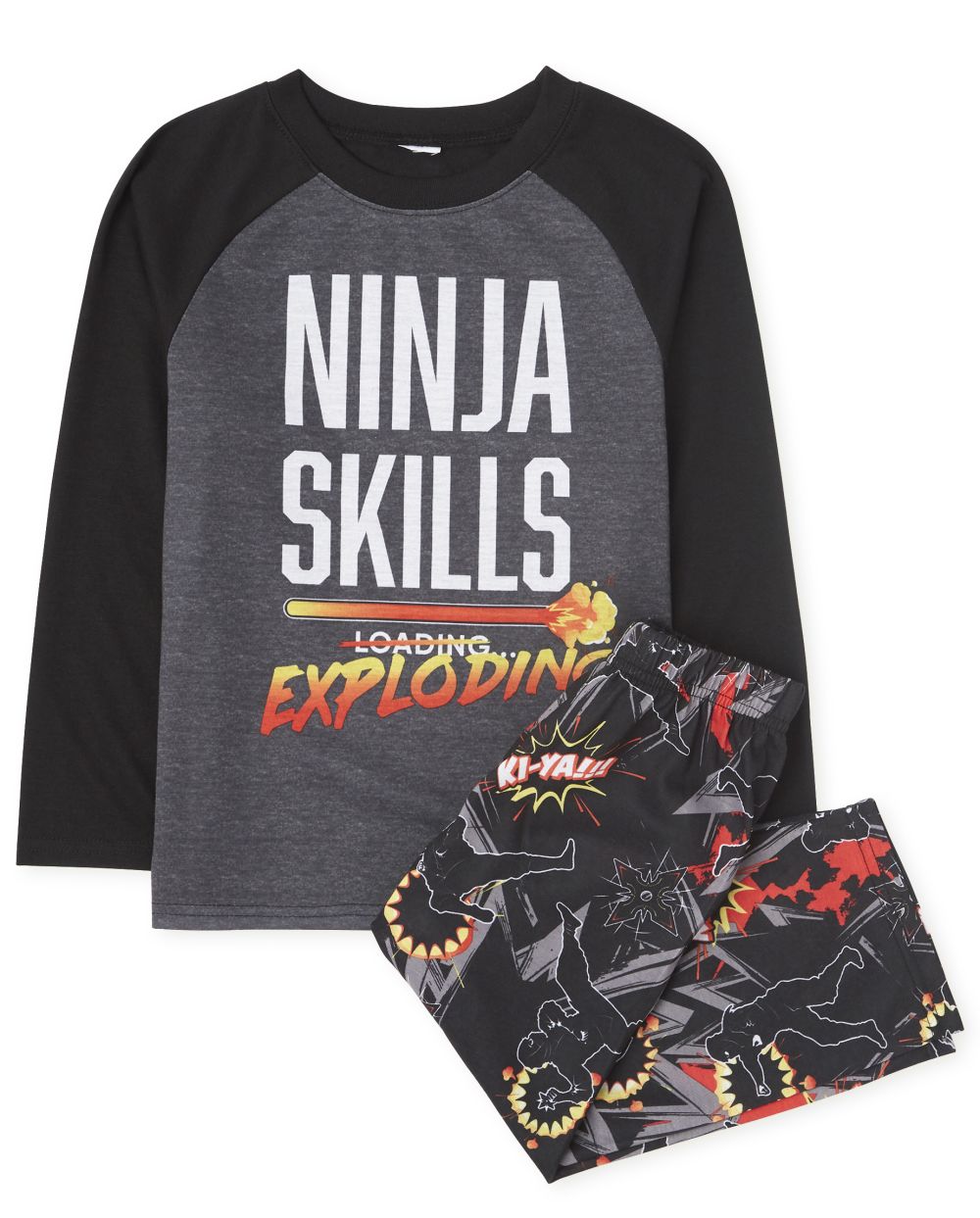 

s Boys Ninja Skills Pajamas - Black - The Children's Place
