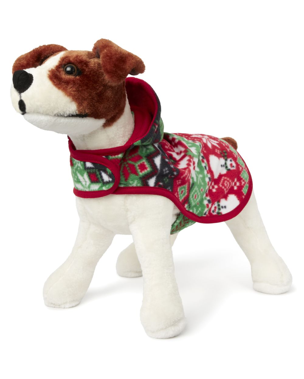 

s Dog Matching Family Christmas Fairisle Fleece Pajamas - Red - The Children's Place