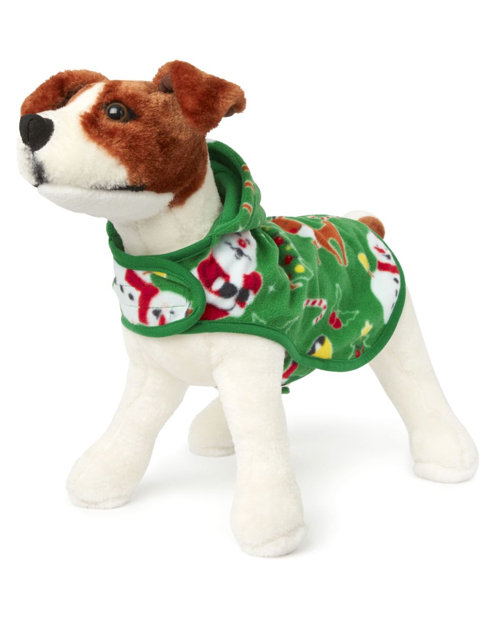 

s Dog Matching Family Christmas Crew Fleece Pajamas - Green - The Children's Place